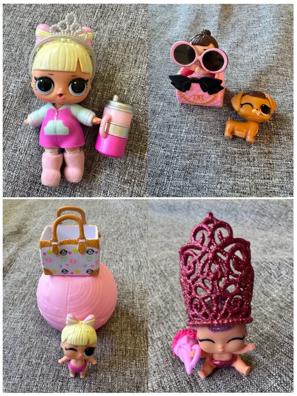 LOL Surprise Bundle: Suite Princess, Lil Fancy, Fancy Haute Dog, Lil Sugar Queen